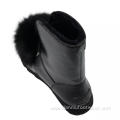 Waterproof real sheepskin snow boots